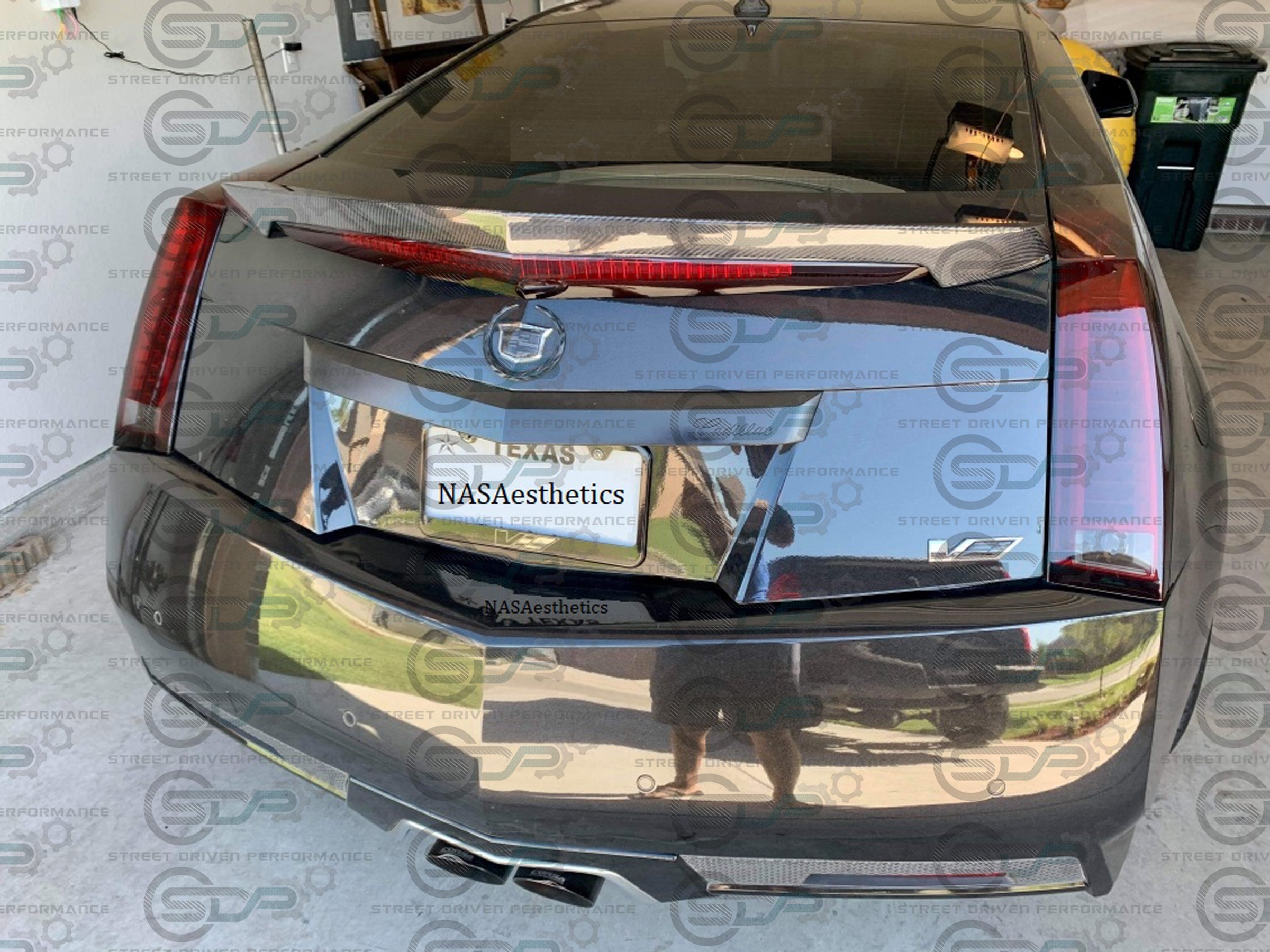 2009-2015 CTS-V V2 Coupe - Carbon Fiber Trunk Lid Spoiler / Wing